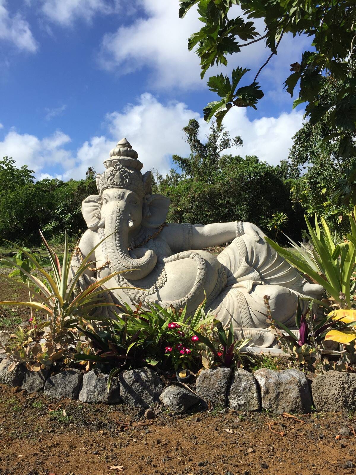 Ganesha statue at Sundari Gardens