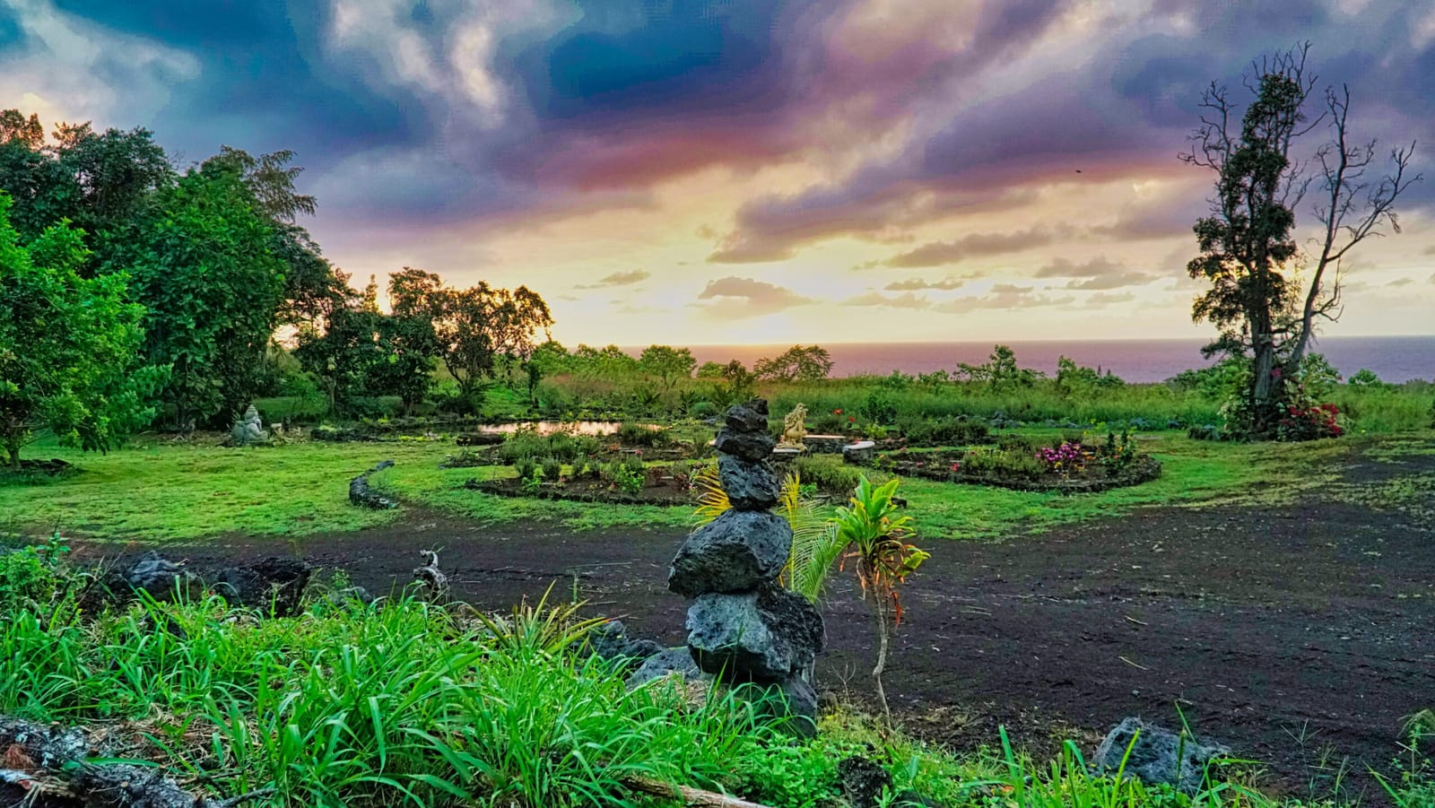 Stone labyrinth on the Sundari land